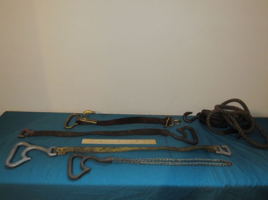 Fire hose suspenders