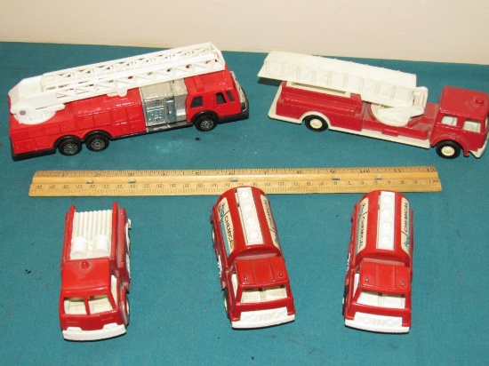 Toy fire trucks