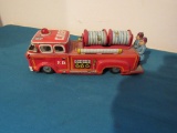 Tin toy fire truck