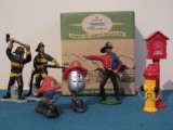 Miniature call box and fire hydrant and more