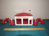 Bachmann Firehouse and trucks