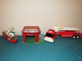 Pressed metal fire house plus