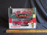 2 piece fire trucks lot