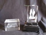 Etched glass décor