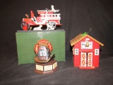 Firefighter themed music boxes