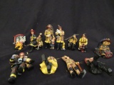 Firefighter ornaments lot