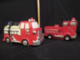 Firefighter cookie jars