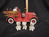 Hallmark fire truck and more