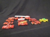 Matchbox and Hot Wheels firefighter vehicles