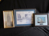 Framed artwork