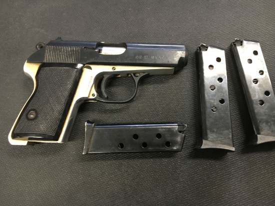 9 MM Short Single Handgun Auction