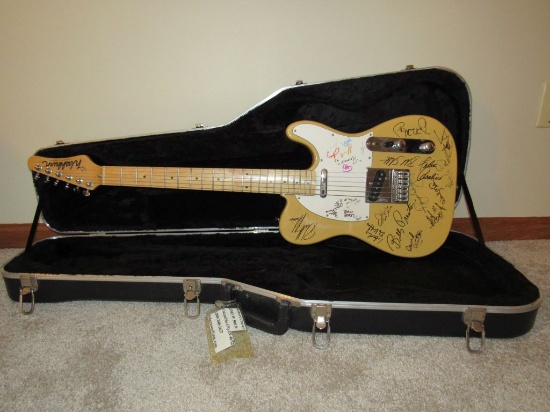 Autographed Washburn Electric Guitar