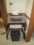 Typewriter and Paper Shredder