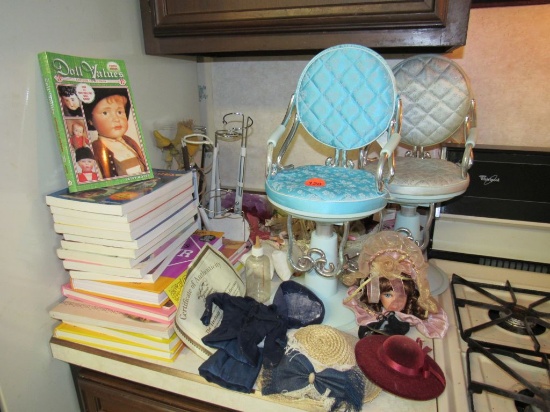 Collector doll books and accessories