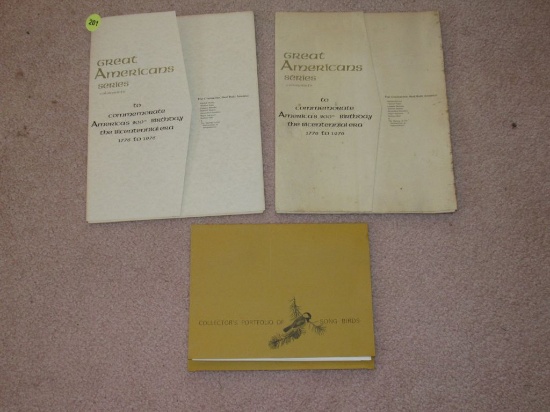 Collectors portfolio of songbirds