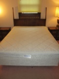 Full size bed with headboard