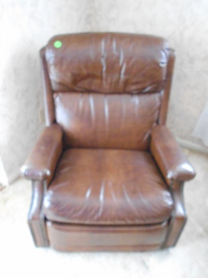 Brown reclining chair