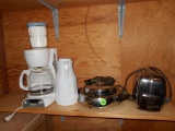 Coffee maker, toaster and more