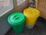 2 containers of Tyco Legos