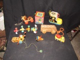 Fisher Price toys and pull toys