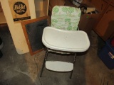 High chair, ironing board and more