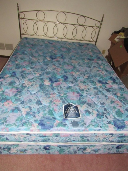 Queen size bed with headboard