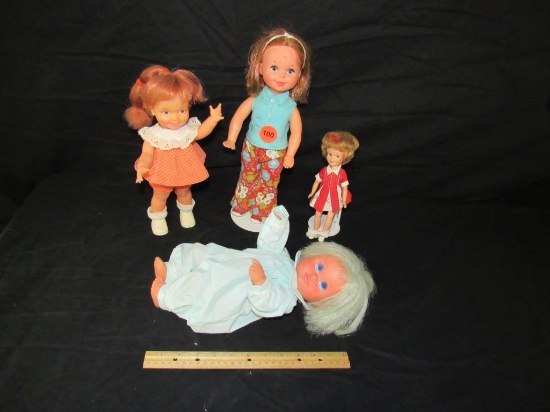 Assorted Vinyl Doll Lot