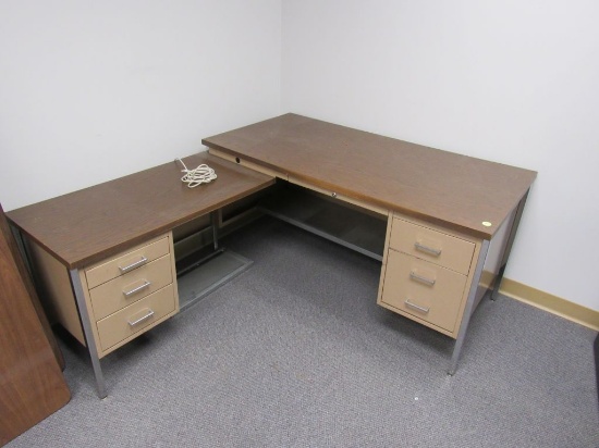 L shaped desk