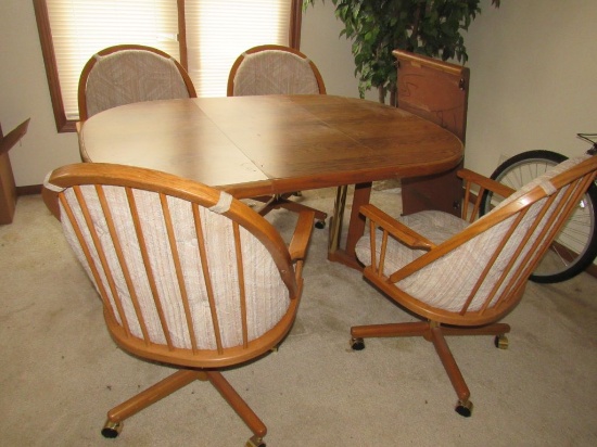 Dining room table and chairs