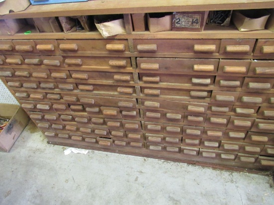 Large wood garage organizer