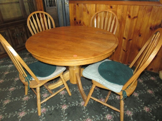 Dining table and chairs