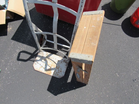 2 wheel cart/ladder