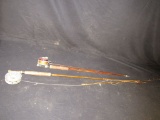 Bamboo Fly fishing rod and reel lot
