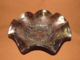 Carnival glass dish
