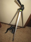 Pair of binoculars and a tripod