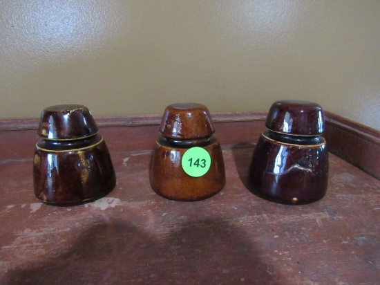 3 pc vintage insulators