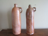 2 pc stoneware jugs