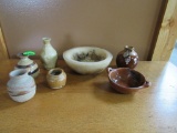 Assorted pottery