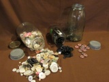 Assorted buttons and more