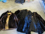 4 womens fur coats