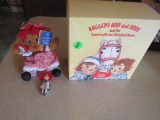 Raggedy Ann and Andy camel and stuffed bear