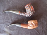 2 tobacco pipes