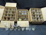 3 boxes of drinking glasses