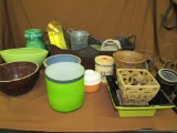 Bowl and flower pot vase lot