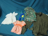 Assorted vintage clothing