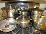 Assorted pot and pans