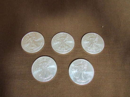 5 Silver Eagles