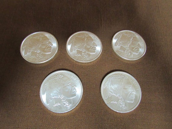 5 silver Rounds