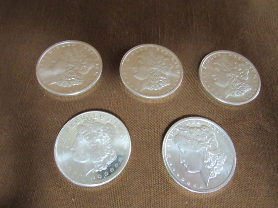 5 silver Rounds