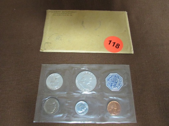 1962 Proof set, Philadelphia US Mint coins